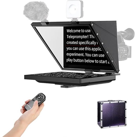 14 Best Professional Teleprompters for Online Courses in 2026 16 Desview 20 Portable Teleprompter for Live Streaming