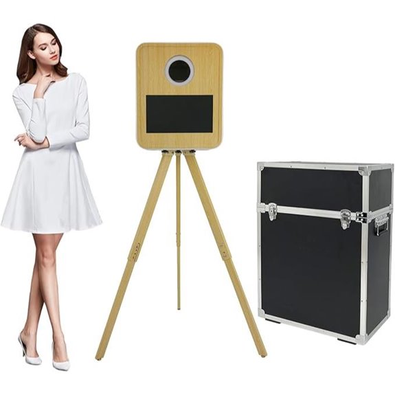 13 Top-Rated Photo Booth Machines for Weddings in 2026 4 DOEL Portable Photo Booth with Touch Screen & RGB Light