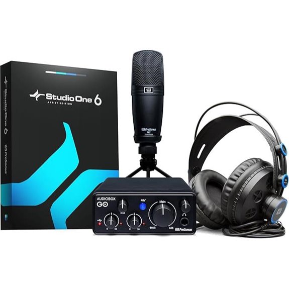 15 Top-Rated Audio Interfaces for Music & Audio Production in 2026 10 PreSonus AudioBox Go Studio Recording Bundle
