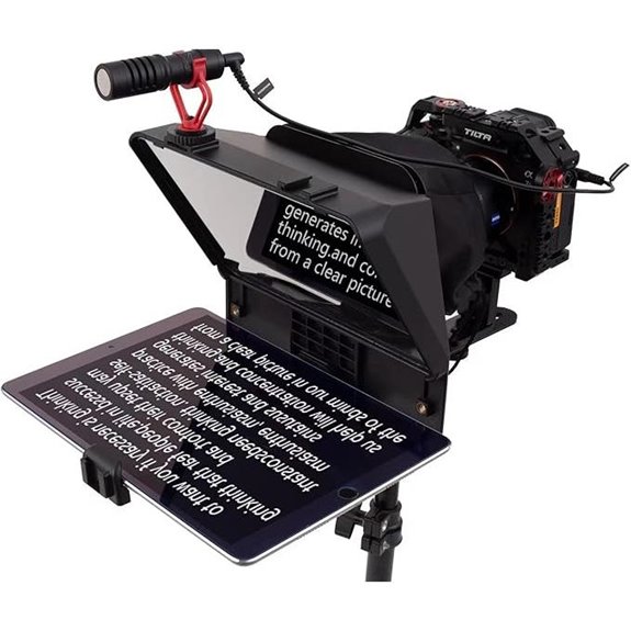 A10 Portable Teleprompter for Smartphones & Cameras
