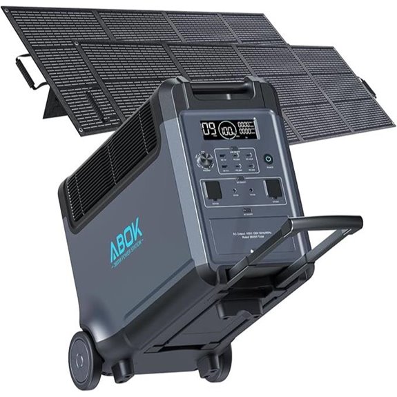ABOK Ark3600 Solar Generator Kit with 2 Panels