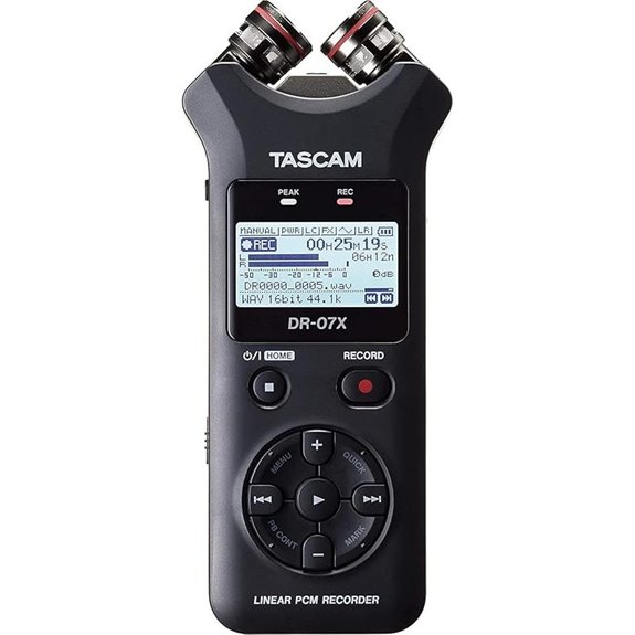 4 Top-Rated Field Audio Recorders for Video Shoots in 2026 6 Tascam DR-07X Portable Stereo Audio Recorder