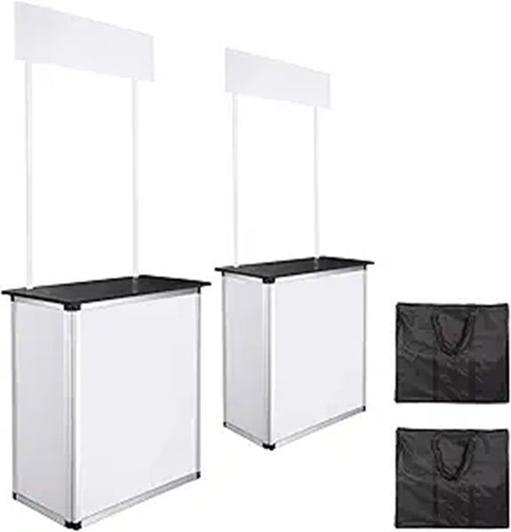 Yescom Portable Popup Trade Show Display (2 Pack)