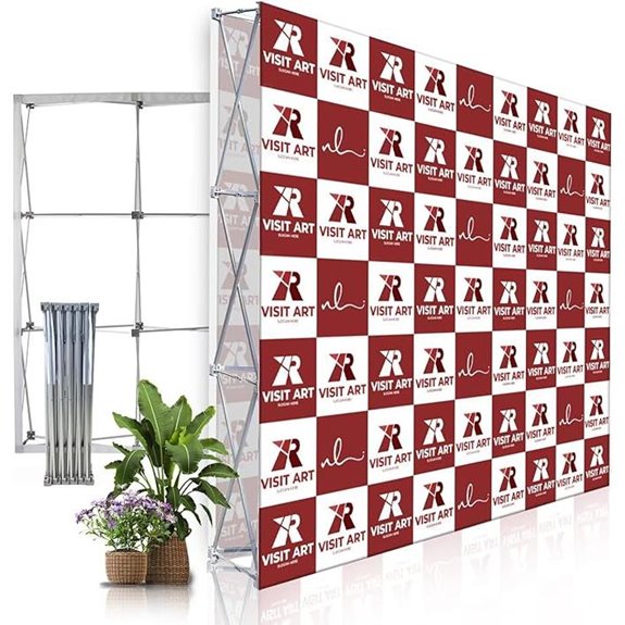 Portable Pop-Up Display Stand for Trade Shows
