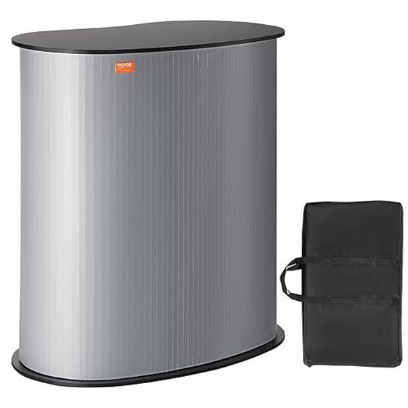 VEVOR Portable Trade Show Display Table with Carrying Bag
