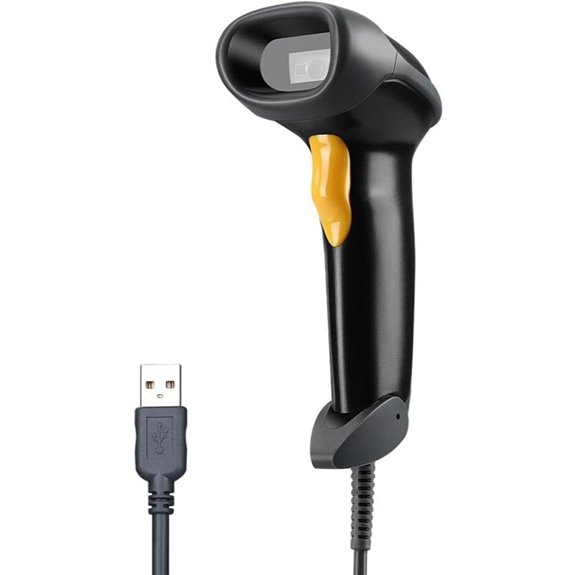 Eyoyo Handheld USB 2D Barcode Scanner with Long Cable