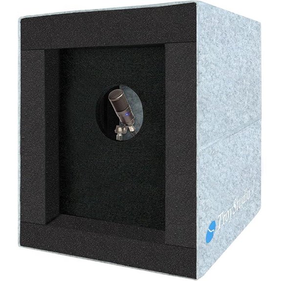 15 Best Acoustic Treatment Kits for Podcast Rooms in 2026 10 TroyStudio Portable Vocal Booth with Acoustic Foam