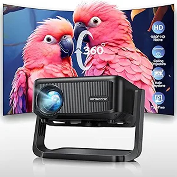 ONOAYO 1080P Portable WiFi/Bluetooth Projector