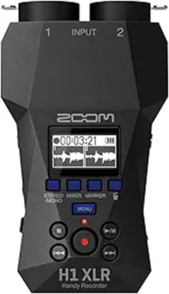 Zoom H1 XLR Handy Recorder with 32-Bit Float
