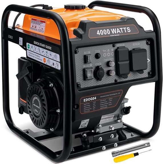 4000W Gas Inverter Generator with RV Outlet