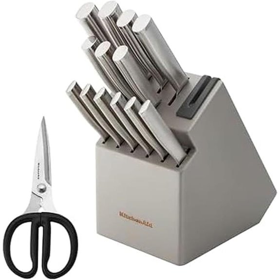 15 Best Stainless Steel Knife Sets for 2026 That Chefs Love 12 KitchenAid 15-Piece Gourmet Knife Block Set