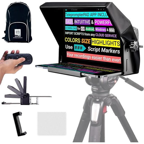 15 Best Premium Teleprompters for Video Scripts in 2026 7 iLight PRO 12 Autocue Teleprompter Kit