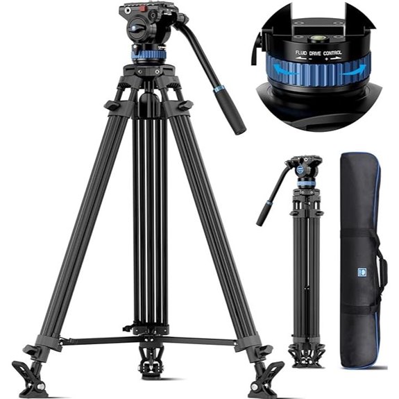 12 Top-Rated Professional Camera Tripods for Events in 2026 6 Sirui AM-25S Video Tripod with Fluid Head