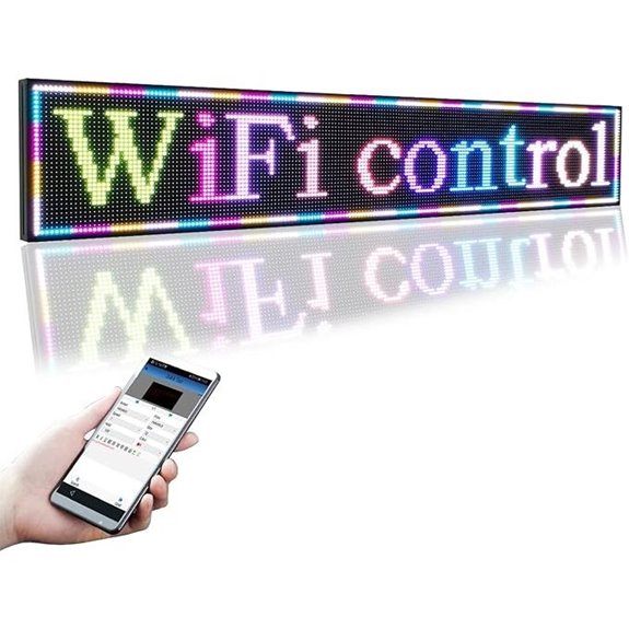 PH10mm 77x14 Programmable LED Display Sign