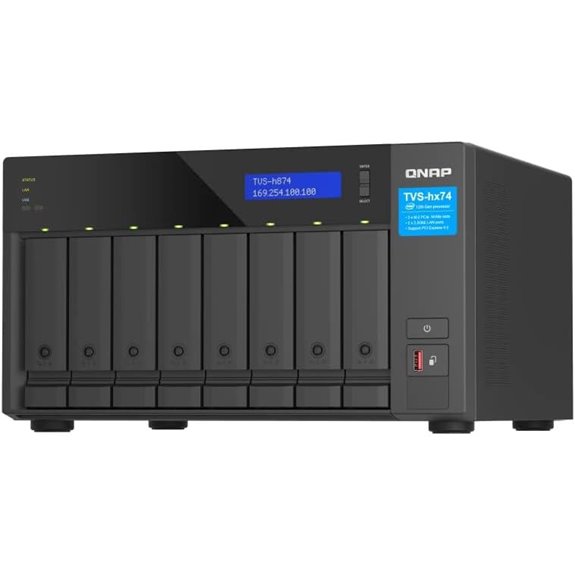 10 Best Premium NAS Storage for Marketing Teams in 2026 3 QNAP TVS-h874-i5 NAS with 8 Bays and PCIe Slots