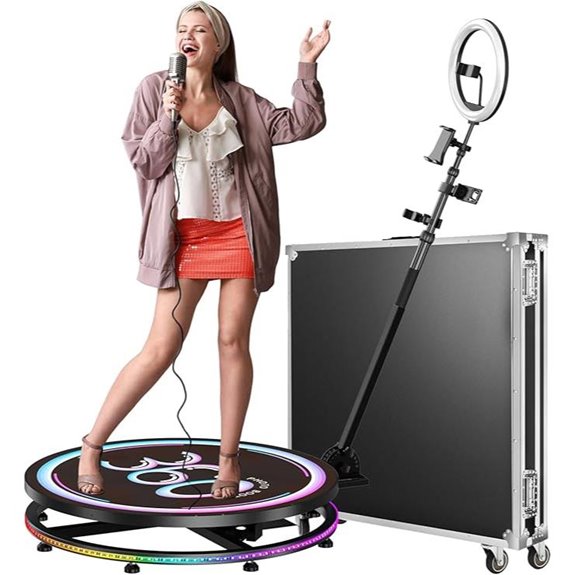 360 Photo Booth Machine with Remote Control