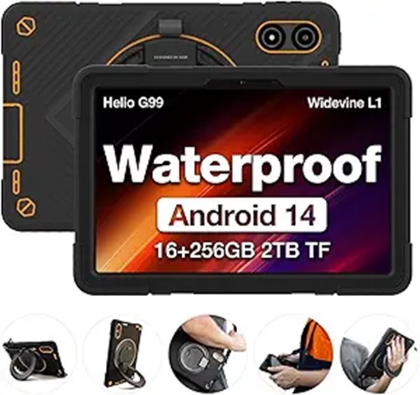 AGM PAD P2 Rugged Android 14 Tablet with Case