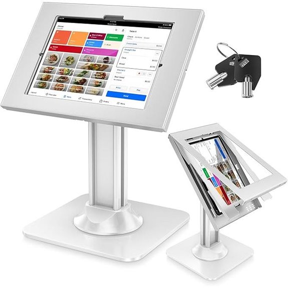 15 Top-Rated Tablet Kiosk Stands for 2026 Trade Show Booths 16 AboveTEK Anti-Theft iPad Kiosk Stand with Locking Base