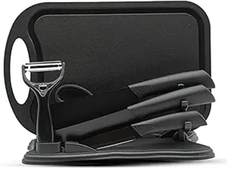 Magicorange 7-Piece Kitchen Knife Set with Sheaths