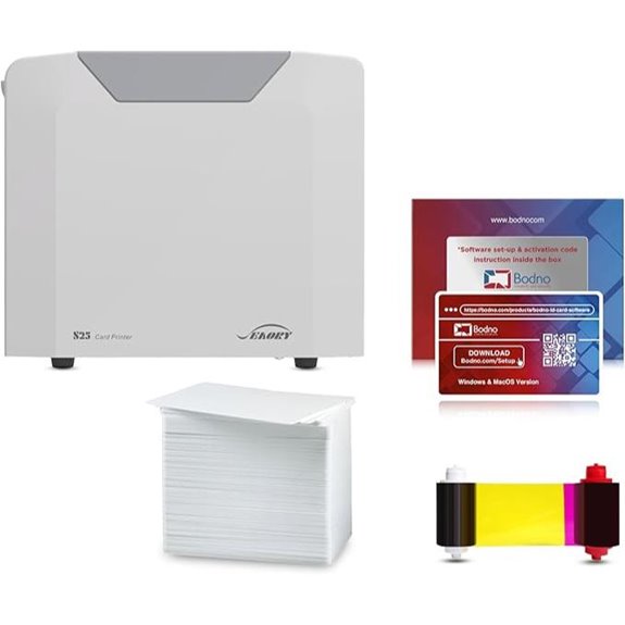 15 Best Badge Printers for Trade Shows in 2026 (Buyer Guide) 17 Bodno Seaory S25 Single-Sided ID Card Printer Kit