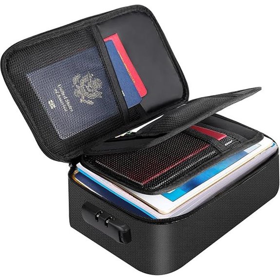 ENGPOW Small Fireproof Storage Organizer Case