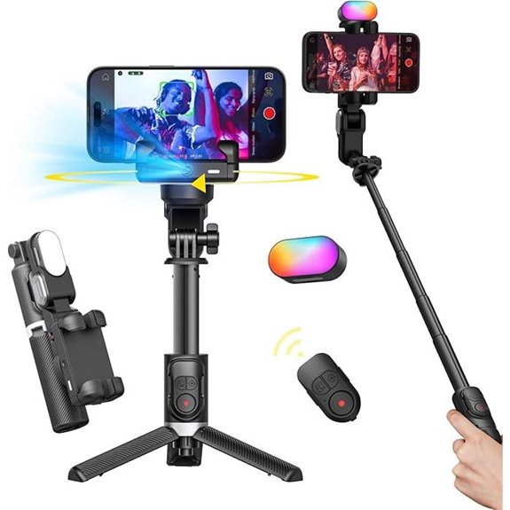 AOCHUAN 4-in-1 Smartphone Gimbal with Face Tracking