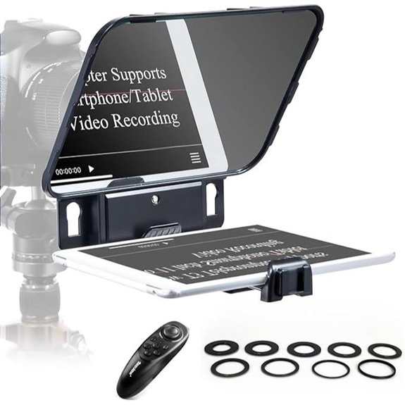 15 Top-Rated Teleprompters for Online Courses on Amazon USA 16 Desview T3 Teleprompter with Remote for Smartphones