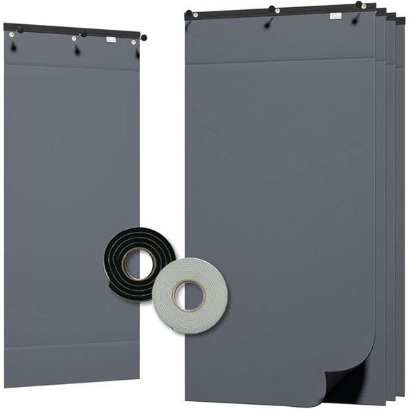 Audimute Acoustic Soundproofing Kit with Door Seal