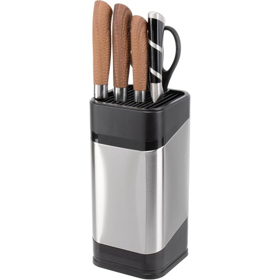 15 Best Countertop Knife Holders for 2026 That Chefs Love 13 RedCall Stainless Steel Kitchen Knife Holder Organizer