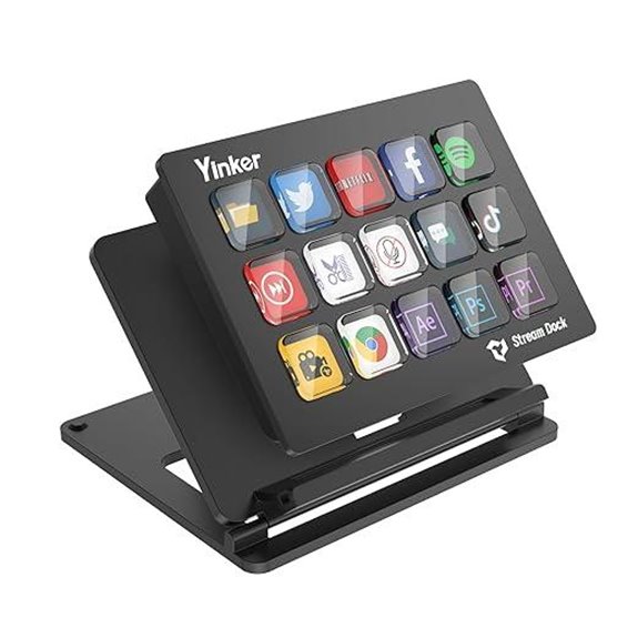 15 Best Stream Deck Controllers for Webinar Production on Amazon 15 Stream Deck 15-Key Streaming Controller for OBS & Twitch