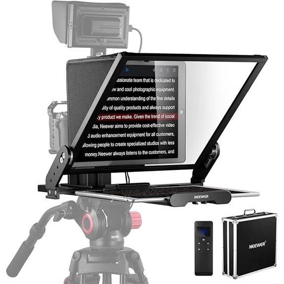 14 Best Professional Teleprompters for Online Courses in 2026 12 NEEWER Teleprompter X17 II with Remote & App