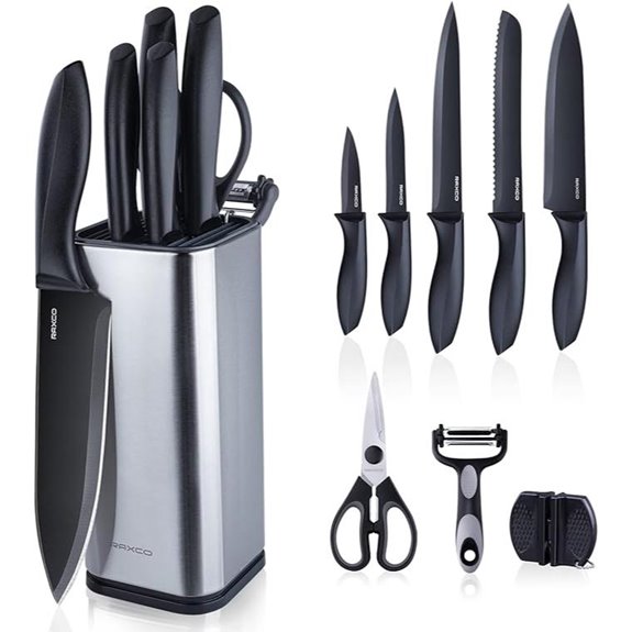 15 Best Knives for 2026 That Will Elevate Your Home Kitchen 5 RAXCO 10-Piece Stainless Steel Knife Set
