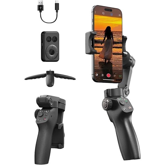 14 Best Top-Rated Camera Gimbals for Mobile Video Marketing in 2026 5 FUNSNAP CM8 3-Axis Phone Gimbal Stabilizer