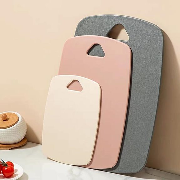 Plastic Kitchen Cutting Board Set (3 pcs)
