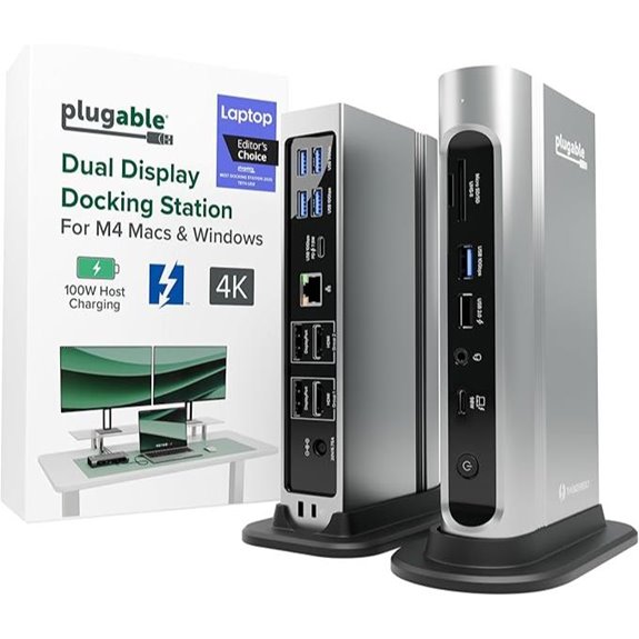 15 Best Thunderbolt Dock for MacBook Workflows in 2026 12 Plugable 16-in-1 Thunderbolt 4 Dock with Dual 4K Monitors