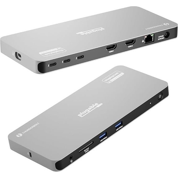 14 Best Professional Thunderbolt Docks for Marketing Workstations in 2026 7 Plugable Thunderbolt 4 Dock for Quad 4K Monitors