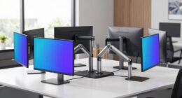 top agency desk monitor arms
