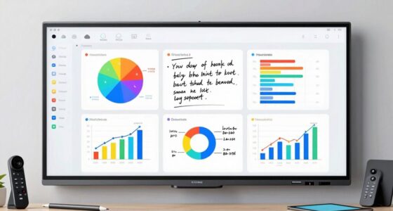 top digital whiteboard displays