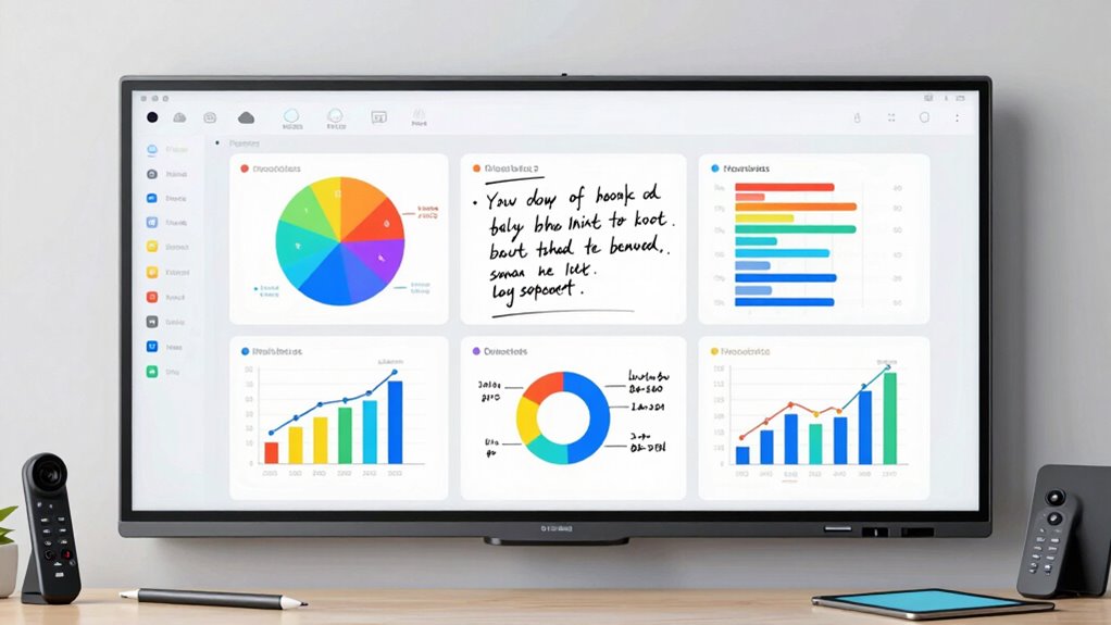 top digital whiteboard displays