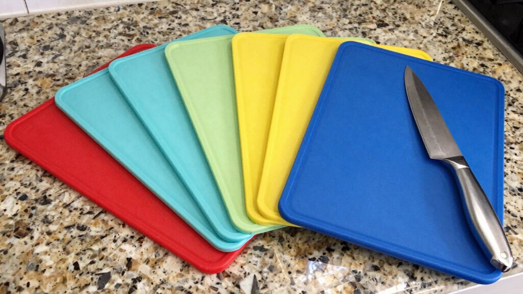 top plastic knife cutting boards
