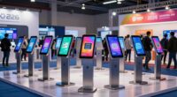 top portable digital signage kiosks