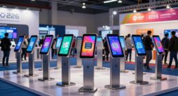 top portable digital signage kiosks