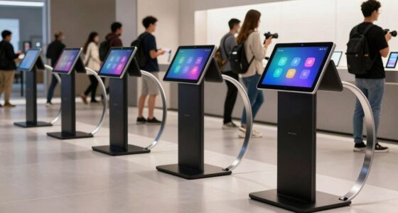 top tablet kiosk stands