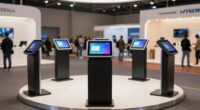 top tablet kiosk stands