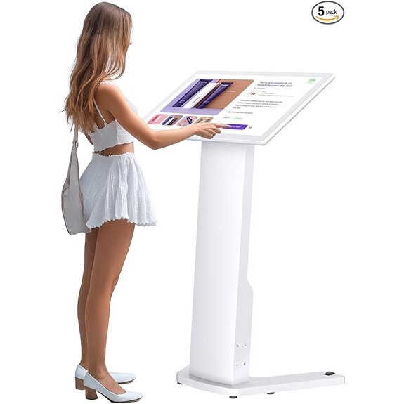 12 Best Portable Digital Signage Kiosks for Retail Promotions in 2026 6 MWE 32 Touch Screen Self-Service Kiosk