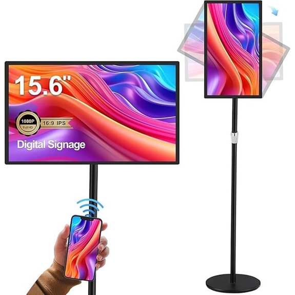 15.6 Touchscreen Digital Signage with Android 11