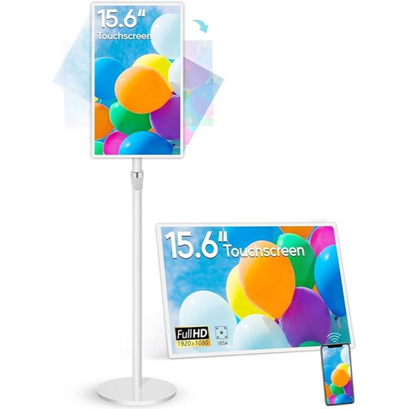 15.6 Digital Signage with Touchscreen and Battery