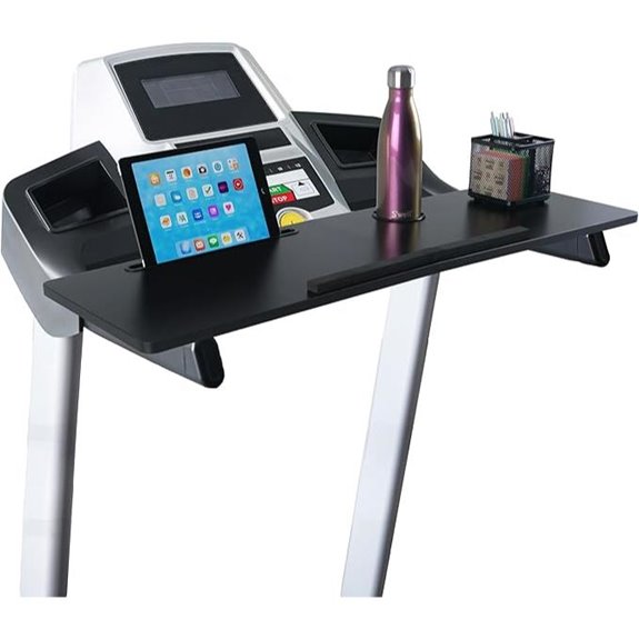 Treadmill Desk Attachment with Phone & Cupholder