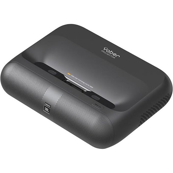 10 Best Ultra-Short-Throw Projectors for 2026 Office Presentations 4 Yaber K300s Triple Laser 4K Projector with Smart Features