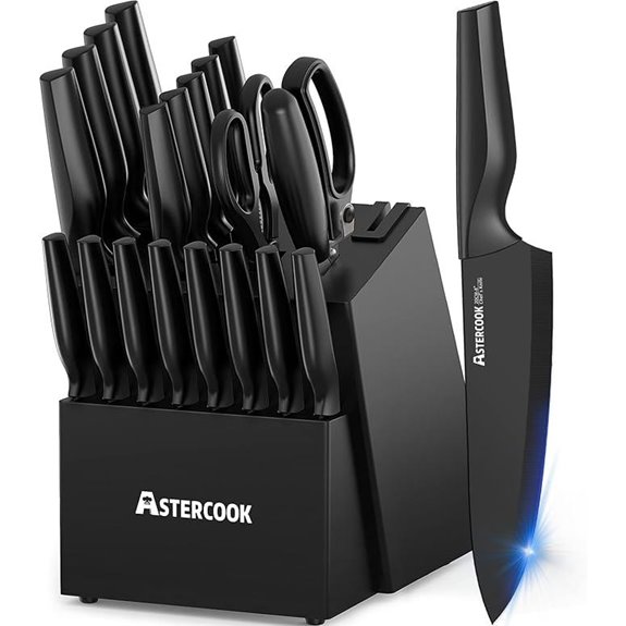 15 Best Knife Block Sets for 2026 That Chefs Swear By 10 Astercook 21-Piece Stainless Steel Knife Set with Block